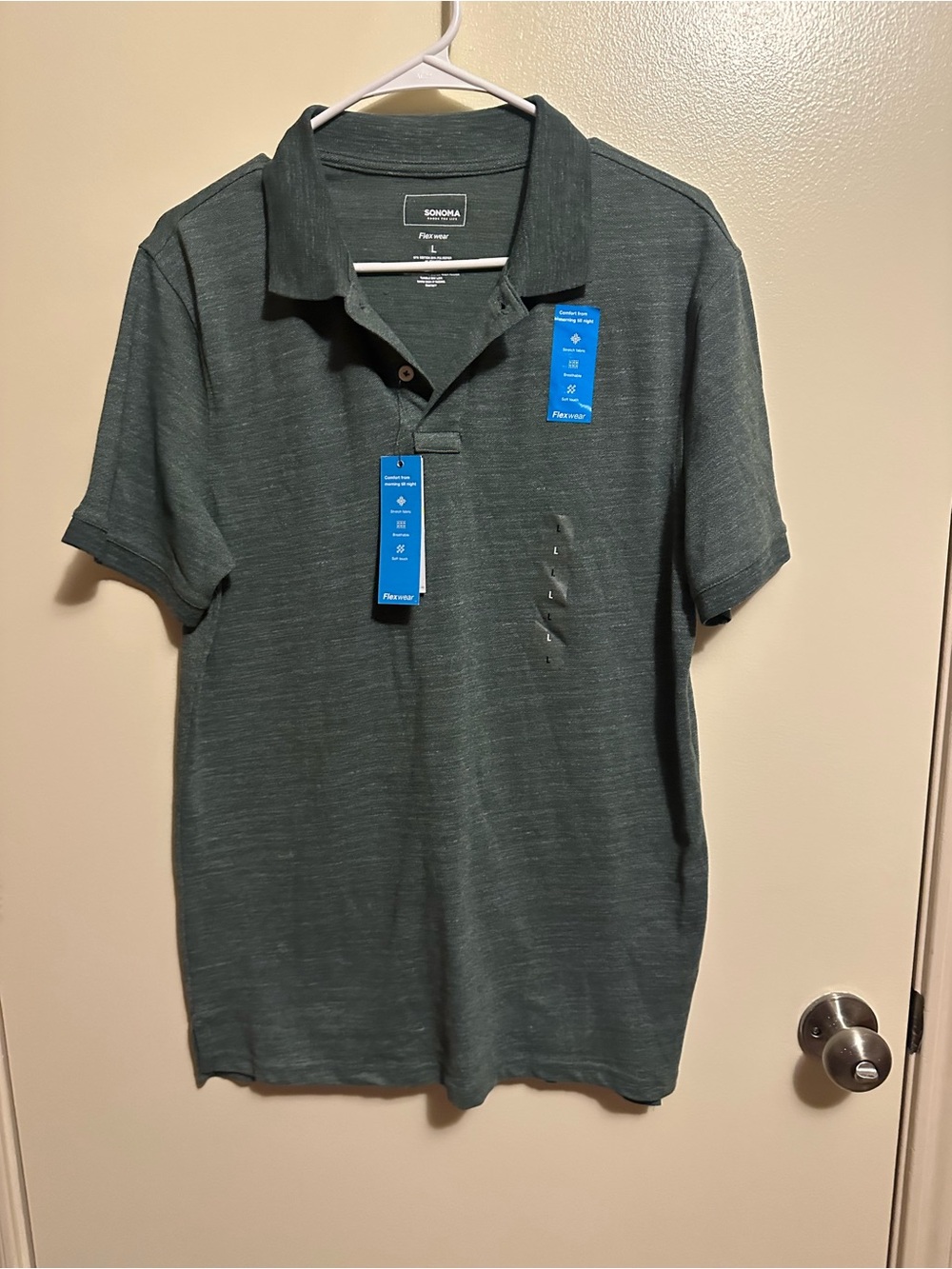 Sonoma Men’s Performance Polo - Forest Green